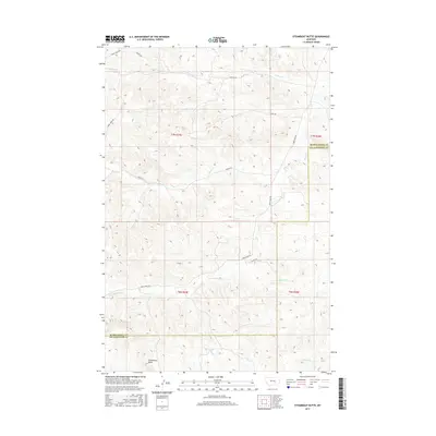 2017 Map of Steamboat Butte, 2017 Print