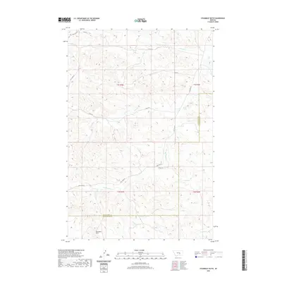 2020 Map of Steamboat Butte, 2020 Print