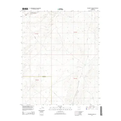 2014 Map of Steamboat Canyon, 2014 Print