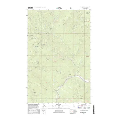 2017 Map of Steamboat Creek, 2017 Print