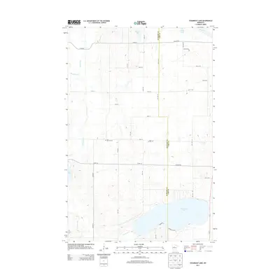 2013 Map of Steamboat Lake, 2013 Print