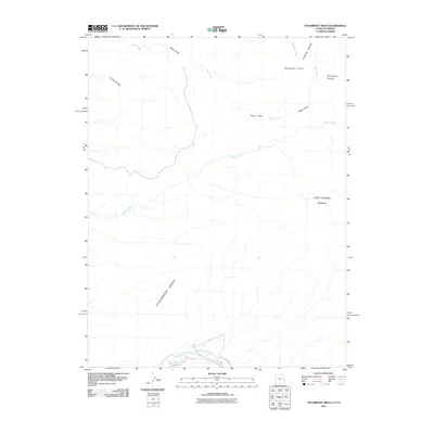 2011 Map of Steamboat Mesa, 2011 Print