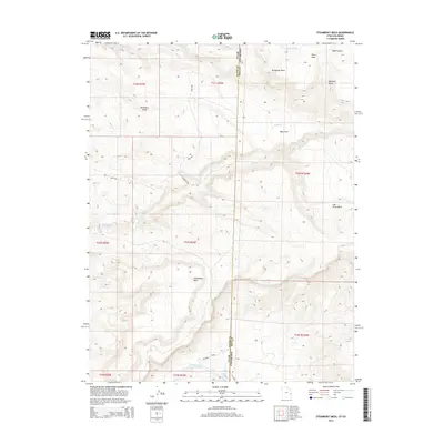 2014 Map of Steamboat Mesa, 2014 Print