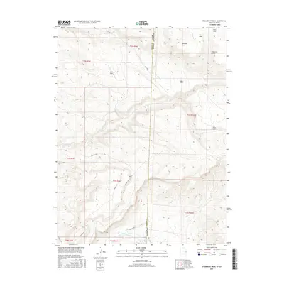 2017 Map of Steamboat Mesa, 2017 Print