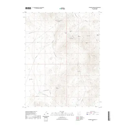 2020 Map of Steamboat Mountain, 2020 Print