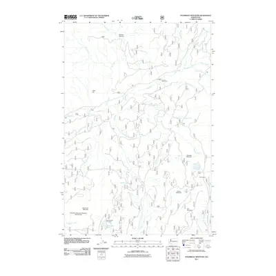 2011 Map of Steamboat Mountain, 2011 Print