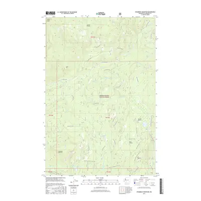 2017 Map of Steamboat Mountain, 2017 Print