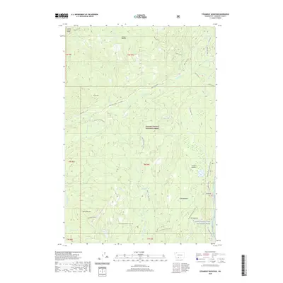 2020 Map of Steamboat Mountain, 2020 Print