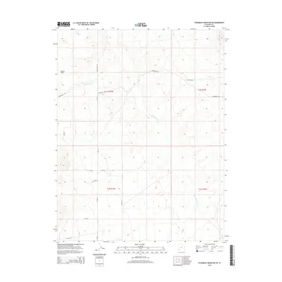 2014 Map of Steamboat Mountain SW, 2014 Print