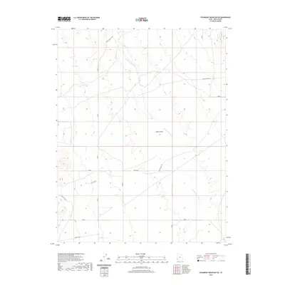 2020 Map of Steamboat Mountain SW, 2020 Print