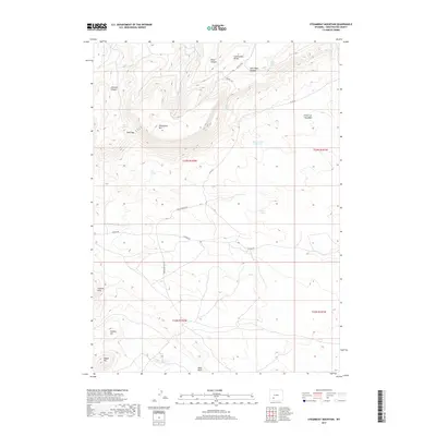 2017 Map of Steamboat Mountain, 2017 Print