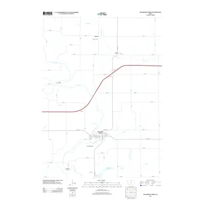 2013 Map of Steamboat Rock, 2013 Print