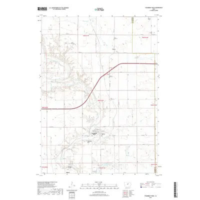 2018 Map of Steamboat Rock, 2018 Print