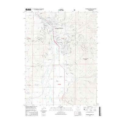 2016 Map of Steamboat Springs, 2016 Print