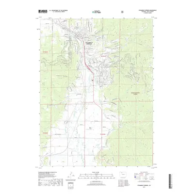 2019 Map of Steamboat Springs, 2019 Print