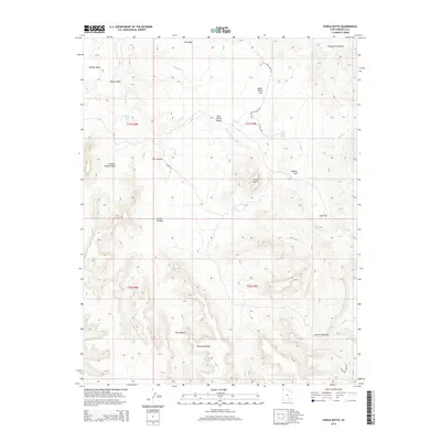 2014 Map of Steele Butte, 2014 Print