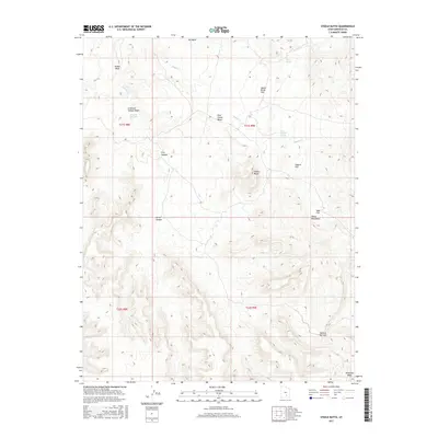 2017 Map of Steele Butte, 2017 Print