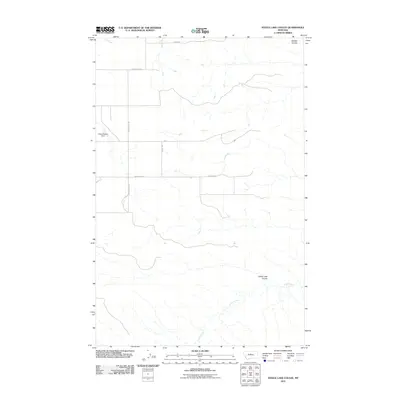 2011 Map of Steele Lake Coulee, 2011 Print