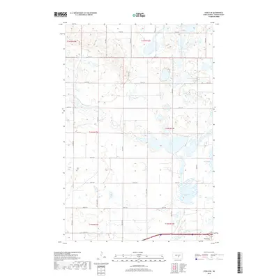 2018 Map of Steele NE, 2018 Print