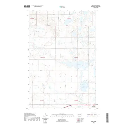 2020 Map of Steele NE, 2020 Print
