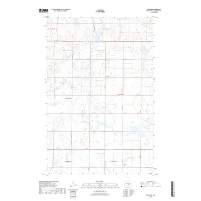 2018 Map of Steele NW, 2018 Print