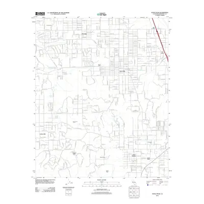 2012 Map of Steele Peak, 2012 Print