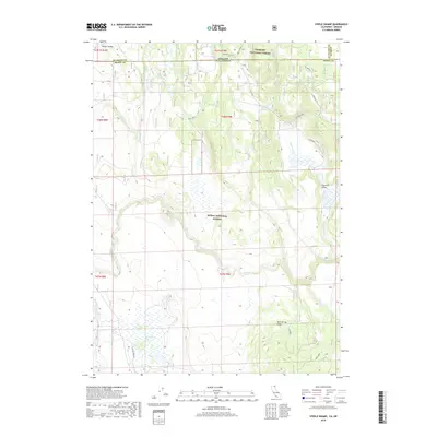 2018 Map of Steele Swamp, 2018 Print