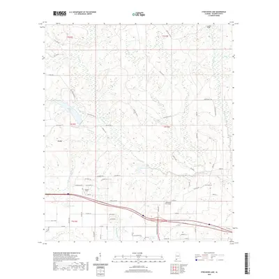 2020 Map of Steelwood Lake, 2020 Print