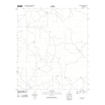2010 Map of Steen Lake, 2010 Print