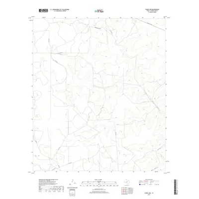 2019 Map of Steen Lake, 2019 Print