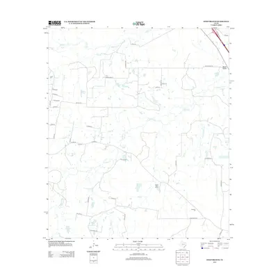2013 Map of Steep Branch, 2013 Print