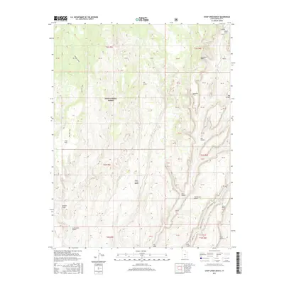2017 Map of Steep Creek Bench, 2017 Print