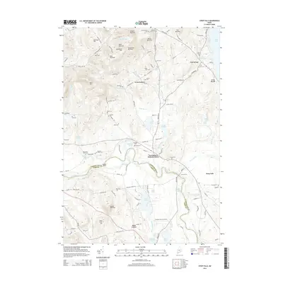 2014 Map of Steep Falls, 2014 Print