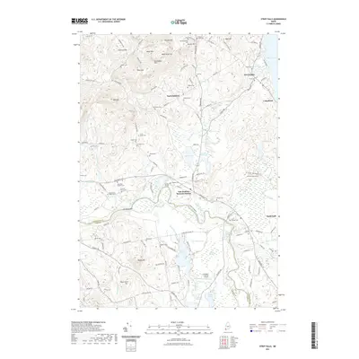 2021 Map of Steep Falls, 2021 Print