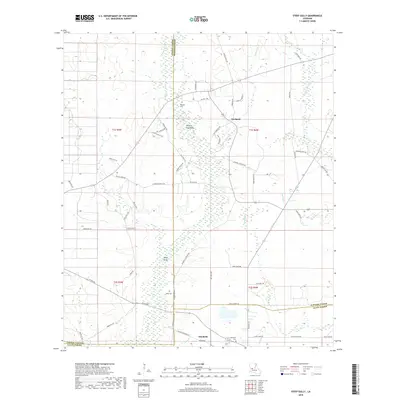 2018 Map of Steep Gully, 2018 Print