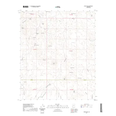 2023 Map of Steeple Rock, 2023 Print