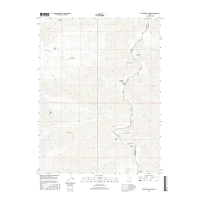 2017 Map of Steer Ridge Canyon, 2017 Print