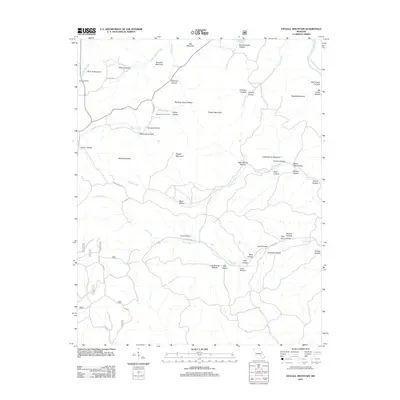 2011 Map of Stegall Mountain, 2011 Print