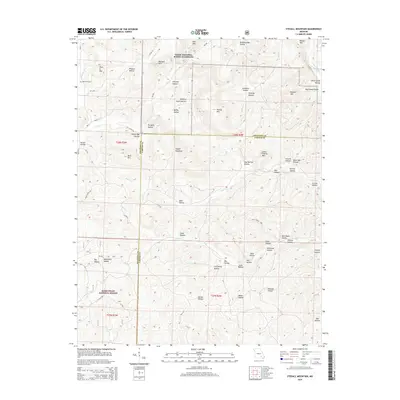 2015 Map of Stegall Mountain, 2015 Print