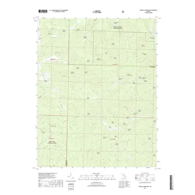 2017 Map of Stegall Mountain, 2017 Print