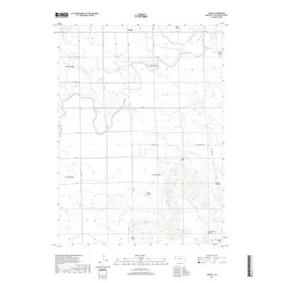 2017 Map of Stegall, 2017 Print