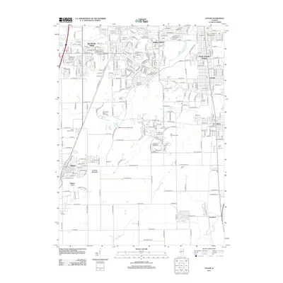2012 Map of Steger, 2012 Print