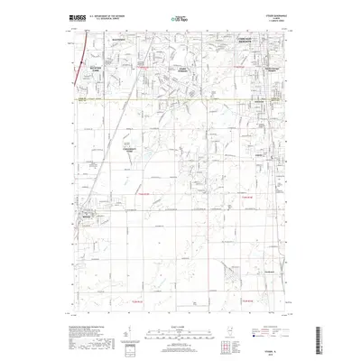 2018 Map of Steger, 2018 Print