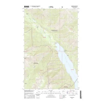 2017 Map of Stehekin, 2017 Print