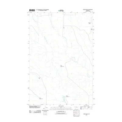 2011 Map of Steie Ranch, 2011 Print