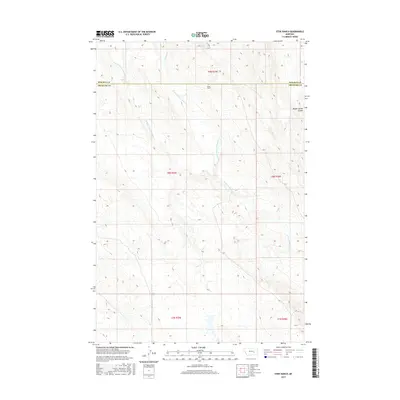 2017 Map of Steie Ranch, 2017 Print