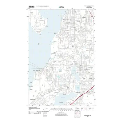 2011 Map of Steilacoom, 2011 Print