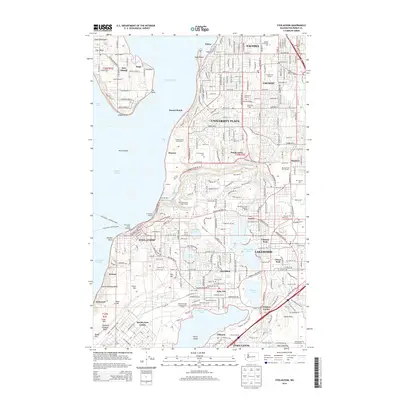 2014 Map of Steilacoom, 2014 Print