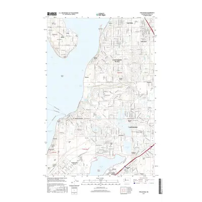 2017 Map of Steilacoom, 2017 Print