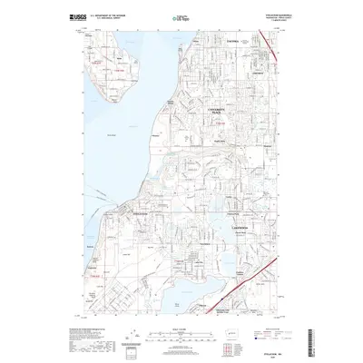 2020 Map of Steilacoom, 2020 Print